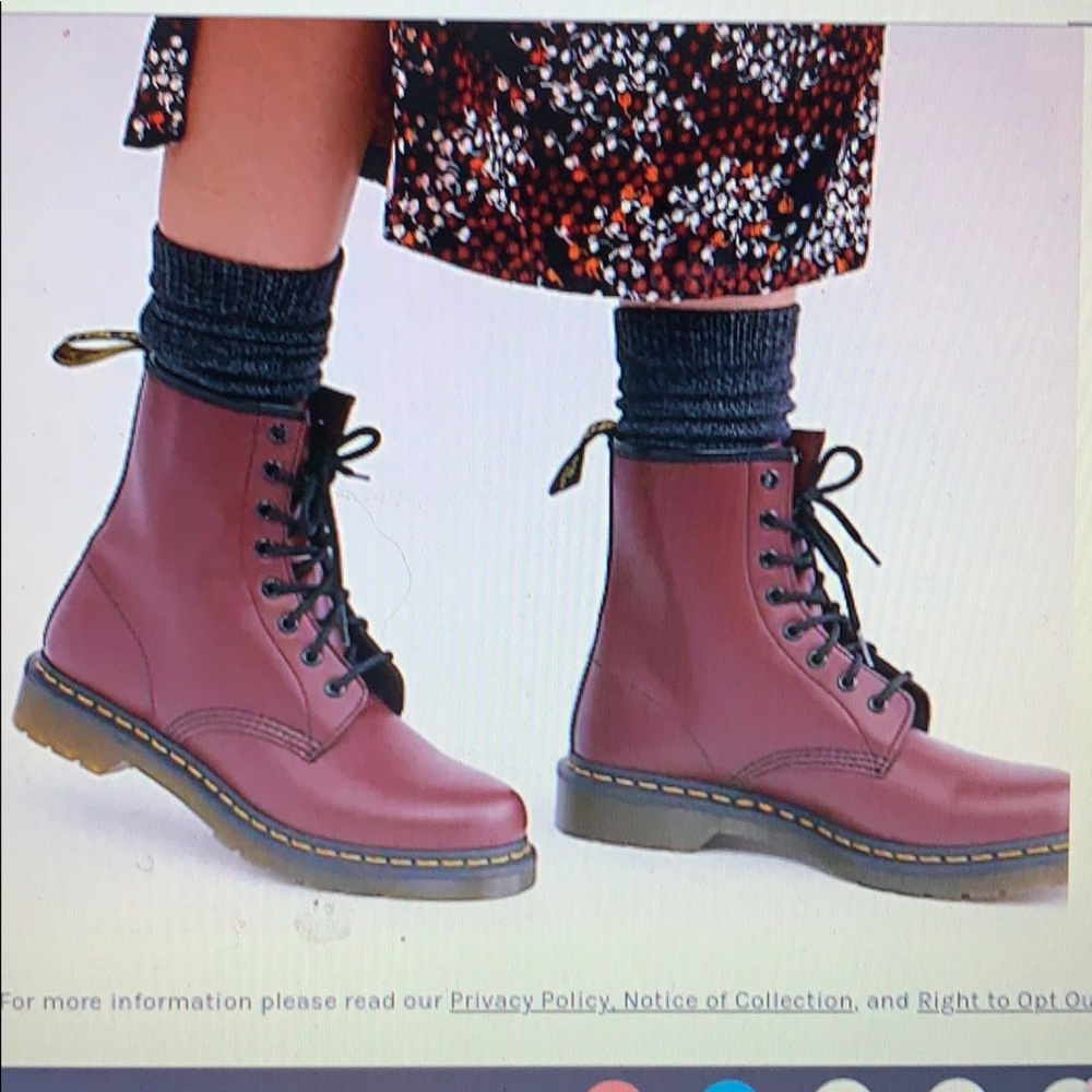 Dr Martens 1460 Smooth Lace Up Boots